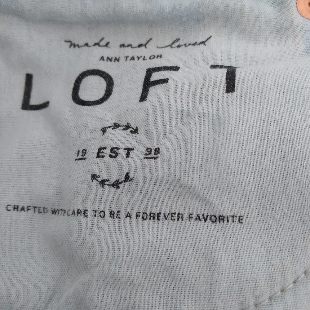 LOFT denim shorts